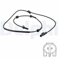 DELPHI SS20639 - Sensor, revoluciones de la rueda