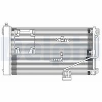 DELPHI TSP0225610 - Condensador, aire acondicionado