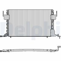 DELPHI TSP0225021 - Condensador, aire acondicionado