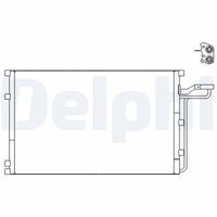 DELPHI TSP0225659 - Condensador, aire acondicionado