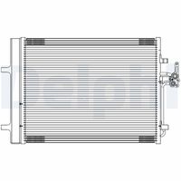 DELPHI TSP0225689 - Condensador, aire acondicionado