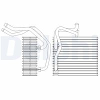 DELPHI TSP0525198 - Evaporador, aire acondicionado