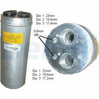 DELPHI TSP0175326 - Filtro deshidratante, aire acondicionado