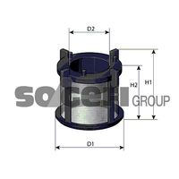 RIDEX 9F0316 - Filtro combustible