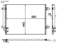 KAMOKA 7800170 - Condensador, aire acondicionado