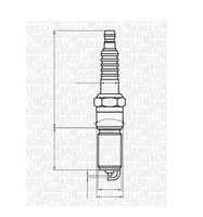 BOSCH 0242236866 - Bujía de encendido - Níquel