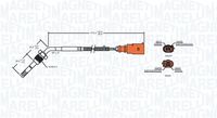 MAGNETI MARELLI 172000135010 - Sensor, temp. gas escape