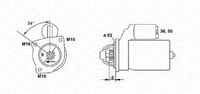 HELLA 8EA011611061 - Motor de arranque