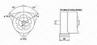 HELLA 6PT014494841 - Sensor, temp. gas escape
