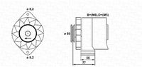 HELLA 8EL012429011 - Alternador