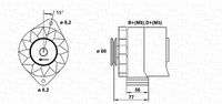 BOSCH 0986034520 - Alternador
