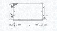 HART 600120 - Radiador, refrigeración del motor