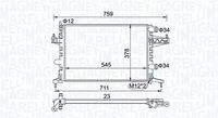 KAMOKA 7705031 - Radiador, refrigeración del motor