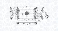 HART 645430 - Radiador, refrigeración del motor