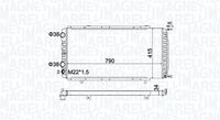 KAMOKA 7705014 - Radiador, refrigeración del motor