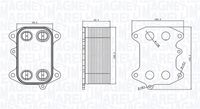 HART 637242 - Radiador de aceite, aceite motor