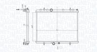 KAMOKA 7705150 - Radiador, refrigeración del motor