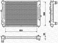 KAMOKA 7705175 - Radiador, refrigeración del motor