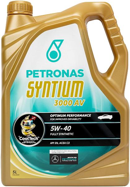 Petronas PET5W40AV 5L - Aceite Petronas Syntium 3000 Av 5W40 5 Litros