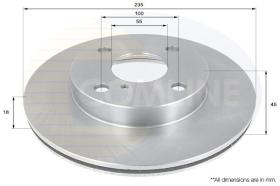 Comline ADC0407V - DISCO MAZDA 121 90->96,323 FWD 89->