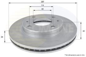 Comline ADC1035V - DISCO HYUNDAI COUPE 96->02,LANTRA 9