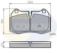 Comline CBP01097 - PASTILLA