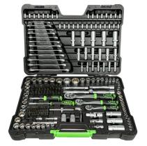 Jbm 54250 - Maletin De Herramientas De 216 Piezas Con Vasos De 12 Cantos